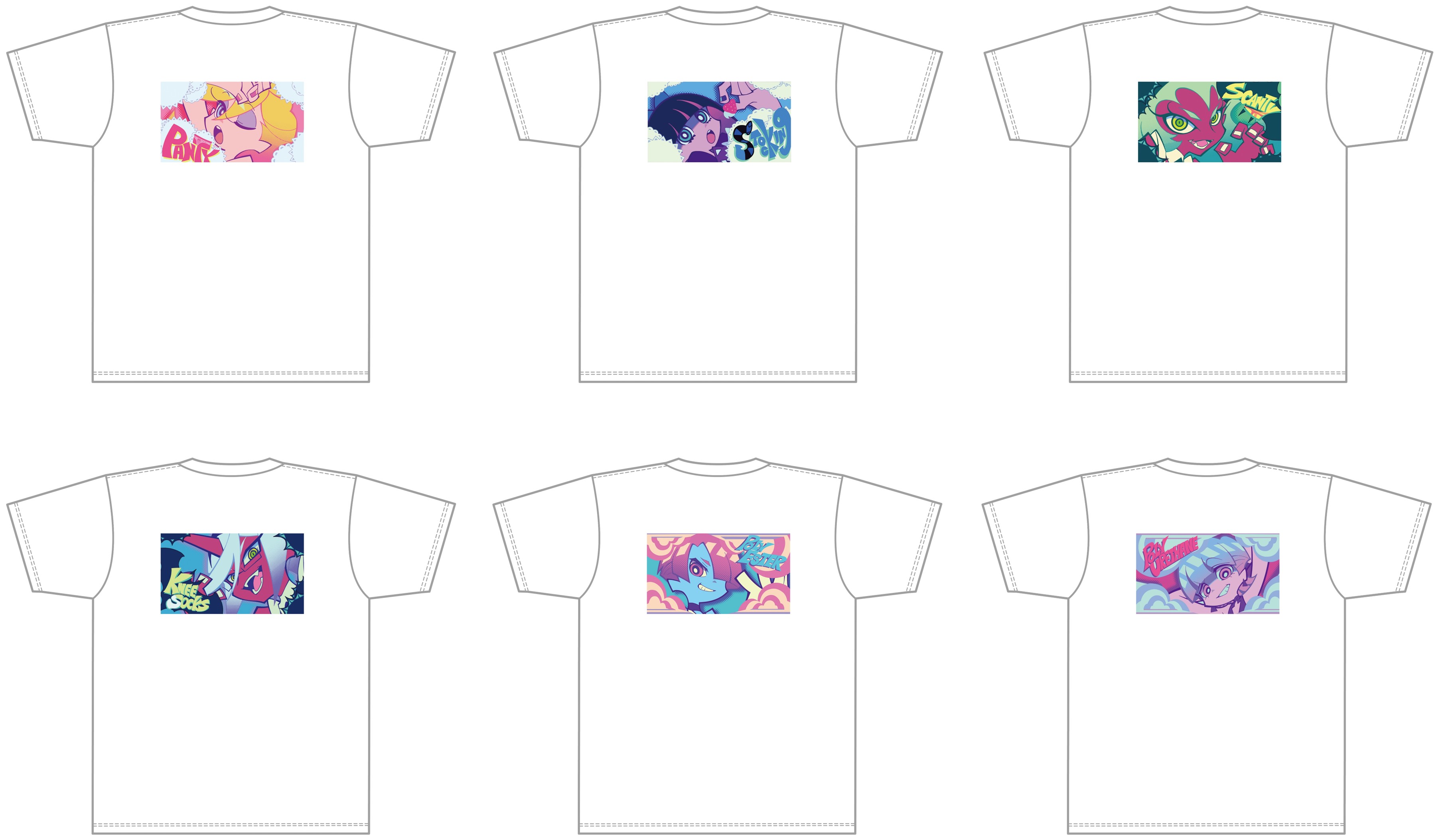 ZOZOTOWN panty&stocking プレイマット 缶バッジ Tシャツ アニメ「New PANTY & STOCKING with GARTERBELT」とZOZOTOWNが